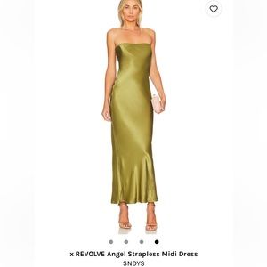 Revolve SNDYS green dress!!